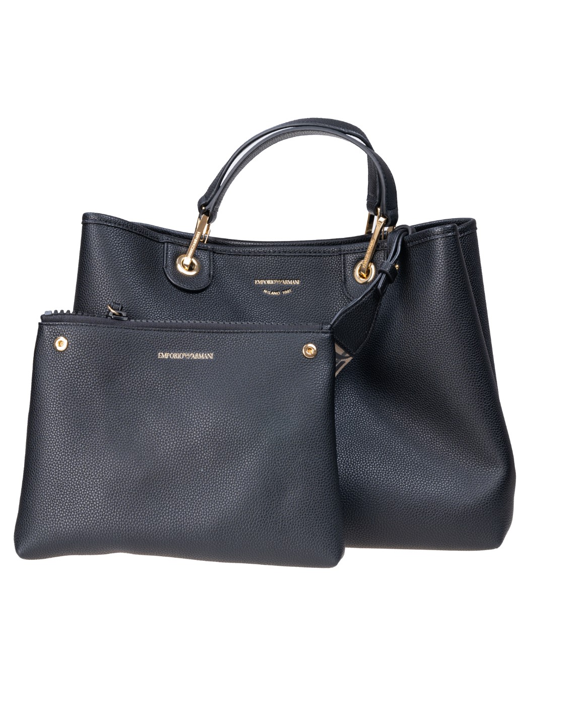 shop EMPORIO ARMANI  Borsa: Emporio Armani shopper MyEA Bag media stampa cervo.
Borsa a mano realizzata con rifinitura stampa cervo e manici tono su tono.
Tracolla removibile.
I manici possono essere sganciati e i ganci possono essere cambiati con quelli della stessa linea.
Pochette interna in coordinato con zip.
Dimensioni: 37,5 x 27 x 11,5 cm.
Composizione: 100% poliuretano.
Made in China.. Y3D165 YFO5B-85218 number 7309310